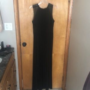 Black Maxidress with Sheer Spots